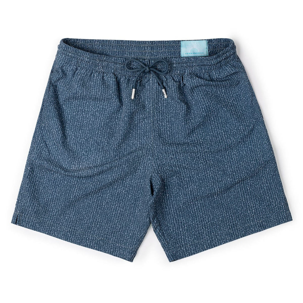 RSVLTS Static Stretch Seersucker Hybrid Shorts in Blue — detail 3