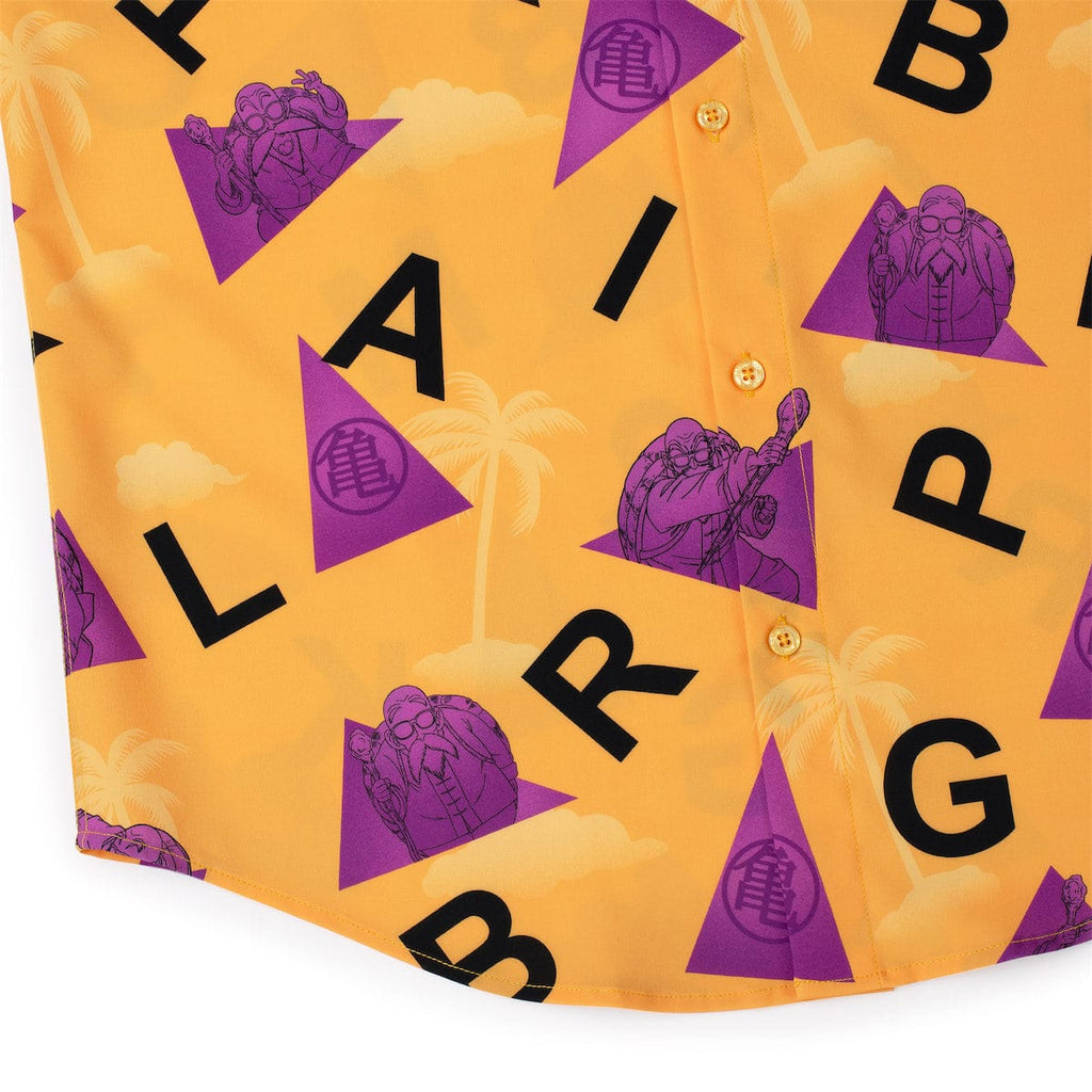 RSVLTS The Turtle Hermit KUNUFLEX Short Sleeve Shirt in Orange — detail 8
