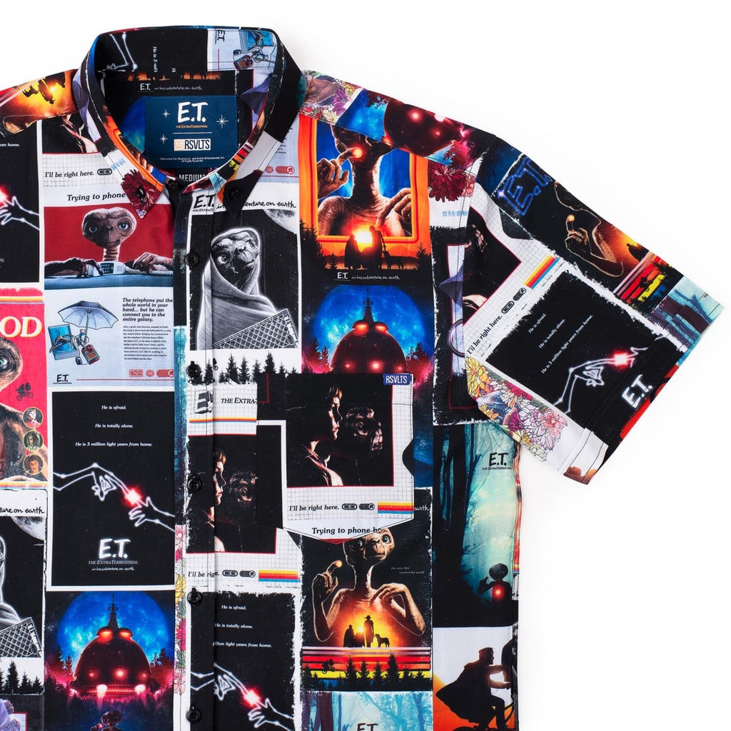 RSVLTS Let’s Go See The Stars KUNUFLEX Short Sleeve Shirt — front view