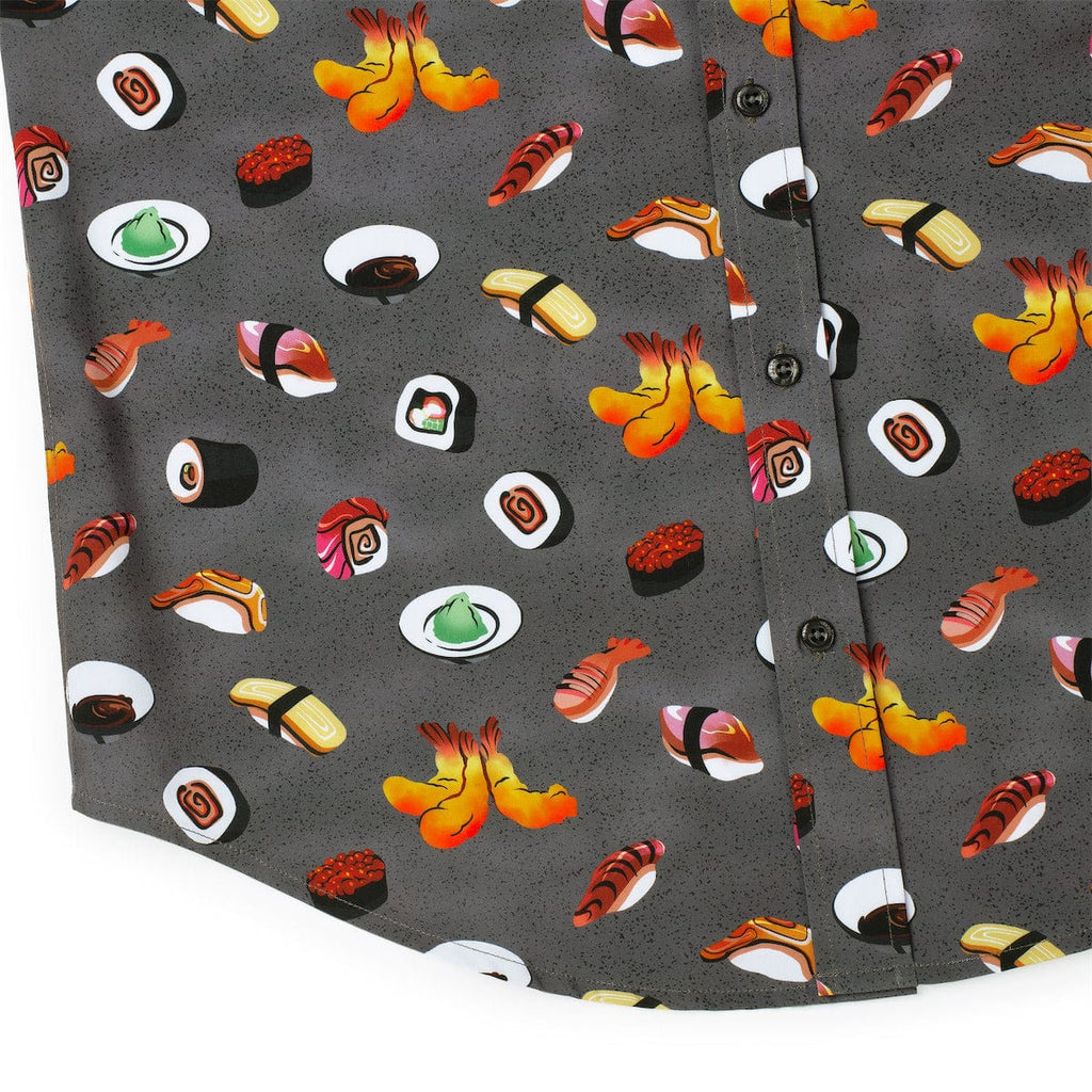 RSVLTS How I Roll KUNUFLEX Short Sleeve Shirt in Gray — detail 10