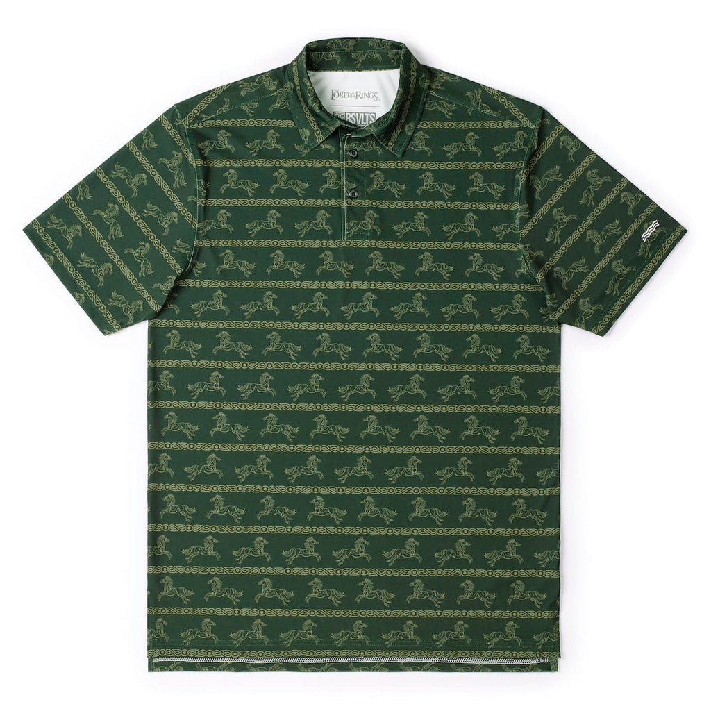 RSVLTS Ride for Ruin All-Day Polo in Green — front view