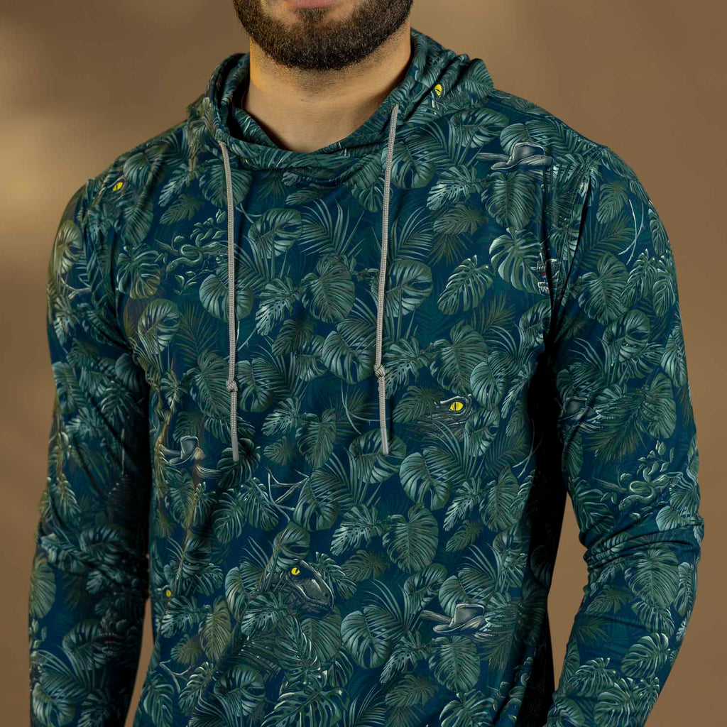 RSVLTS Clever Girl Performance Hoodie in Green — detail 5