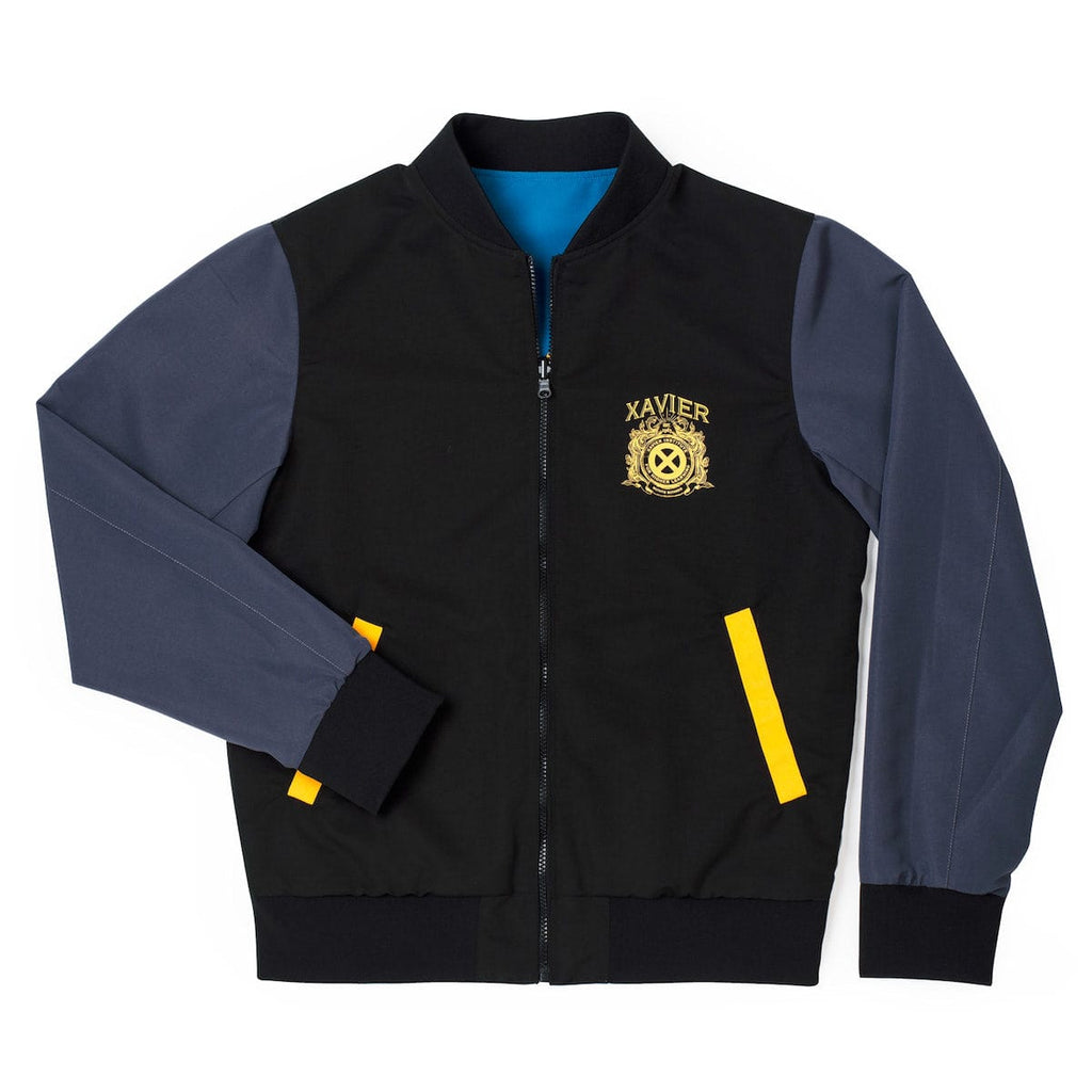 RSVLTS Mutatis Mutandis Reversible Bomber Jacket in Blue — detail 2