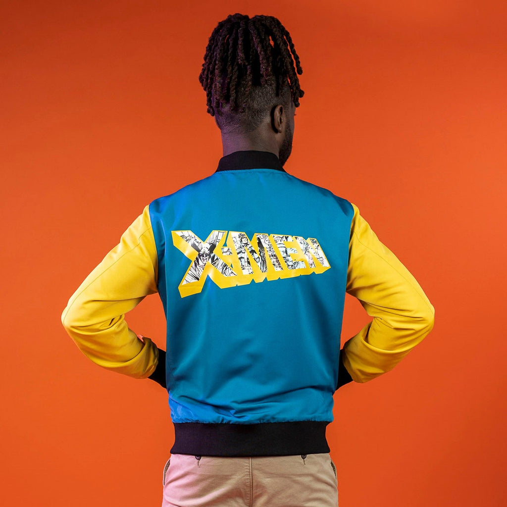 RSVLTS Mutatis Mutandis Reversible Bomber Jacket in Blue — detail 5