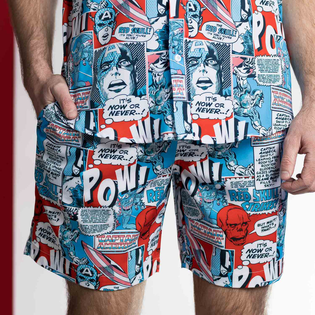RSVLTS The First Avenger Hybrid Shorts in Blue — detail 2