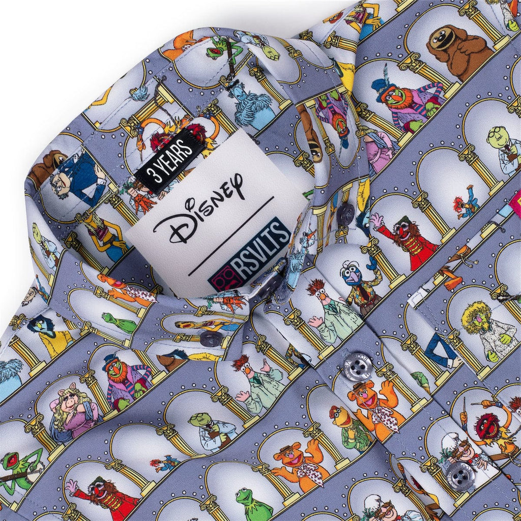 RSVLTS Light the Lights Preschool KUNUFLEX Short Sleeve Shirt in Gray — detail 4