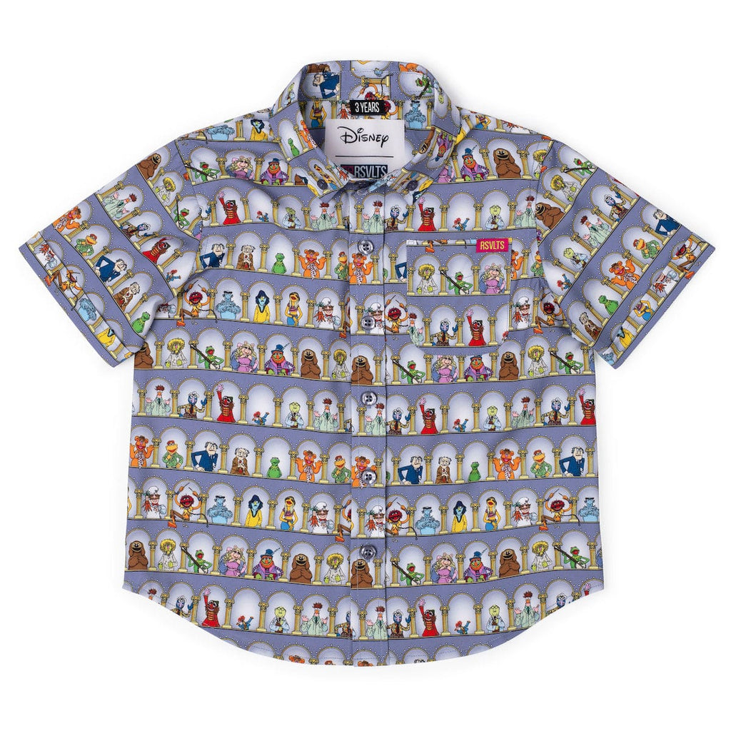 RSVLTS Light the Lights Preschool KUNUFLEX Short Sleeve Shirt — front view