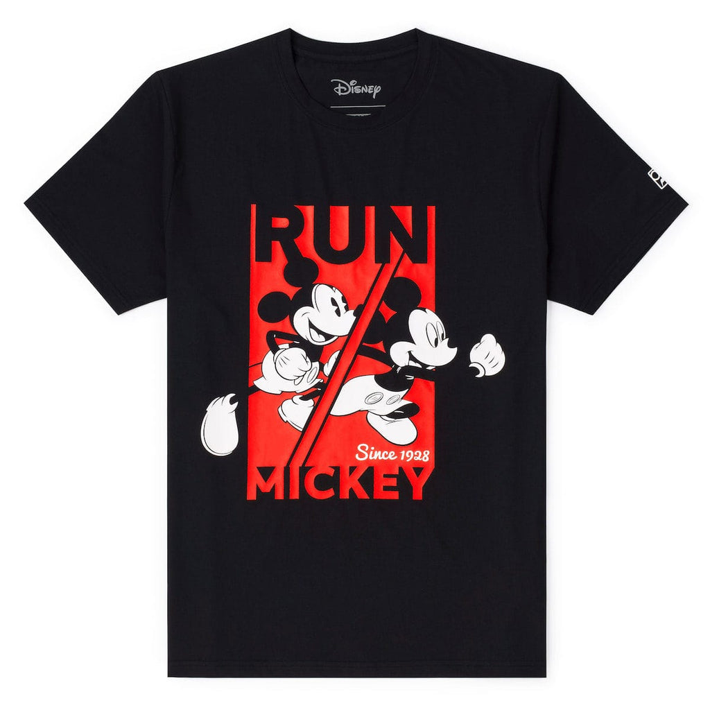 RSVLTS Run Mickey Performance Tee in Black — front view