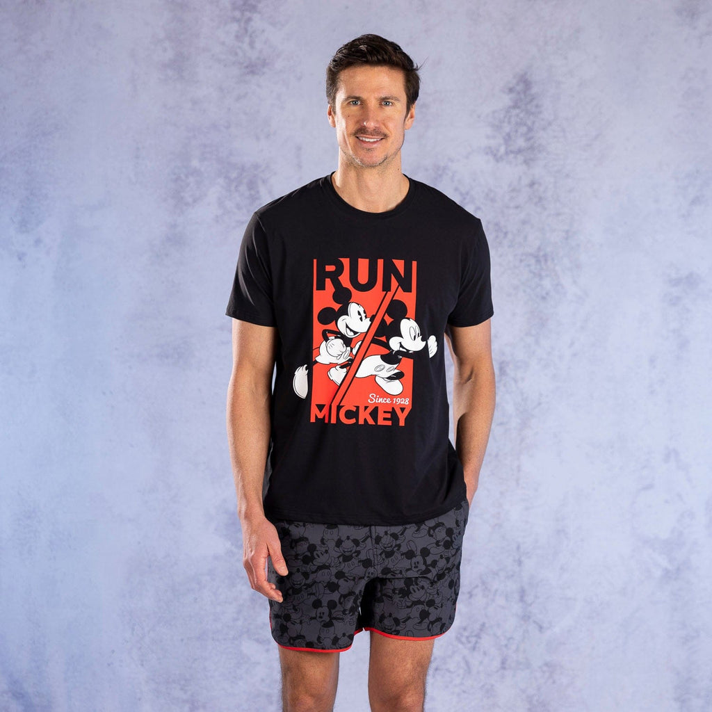 RSVLTS Run Mickey Performance Tee in Black — detail 2