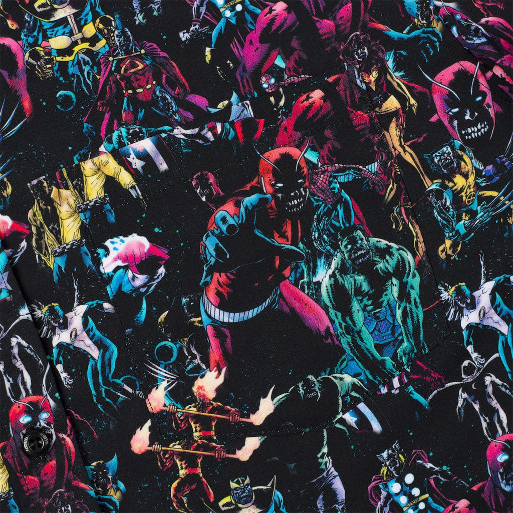 RSVLTS Cosmic Carnivores KUNUFLEX Short Sleeve Shirt in Multicolor — detail 5