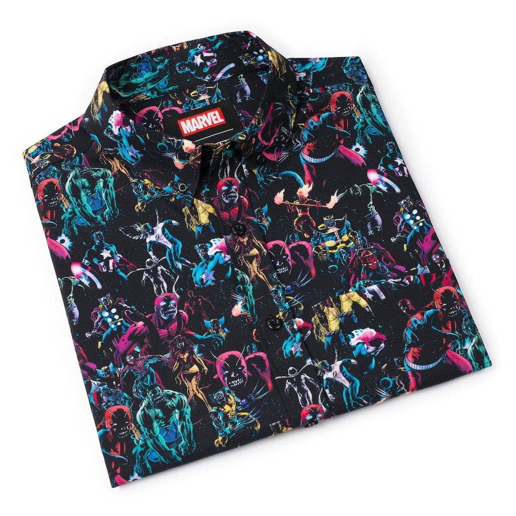 RSVLTS Cosmic Carnivores KUNUFLEX Short Sleeve Shirt in Multicolor — detail 10