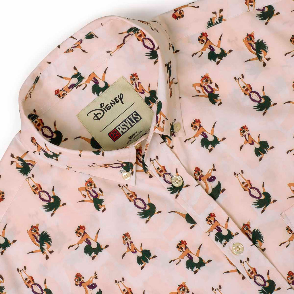 RSVLTS Do the Hula KUNUFLEX Short Sleeve Shirt in Neutral — detail 9