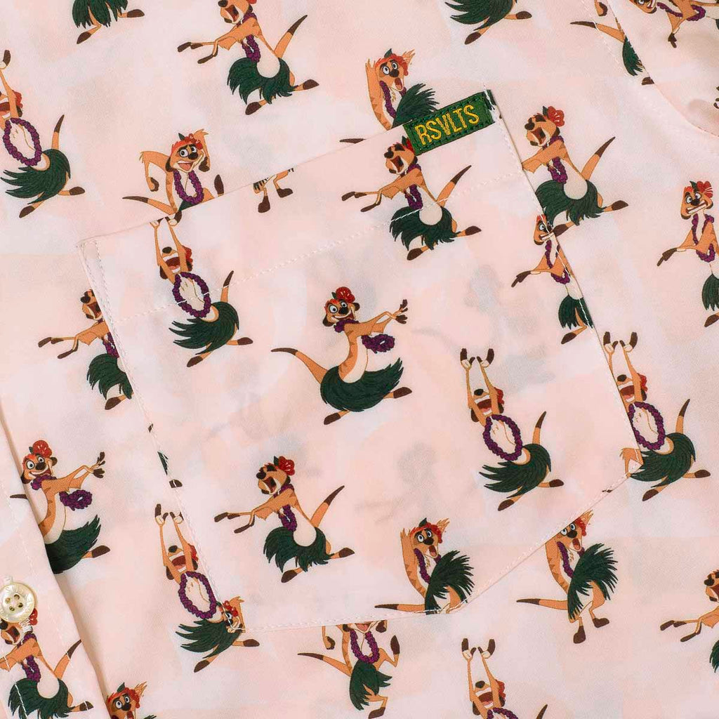 RSVLTS Do the Hula KUNUFLEX Short Sleeve Shirt in Neutral — detail 7