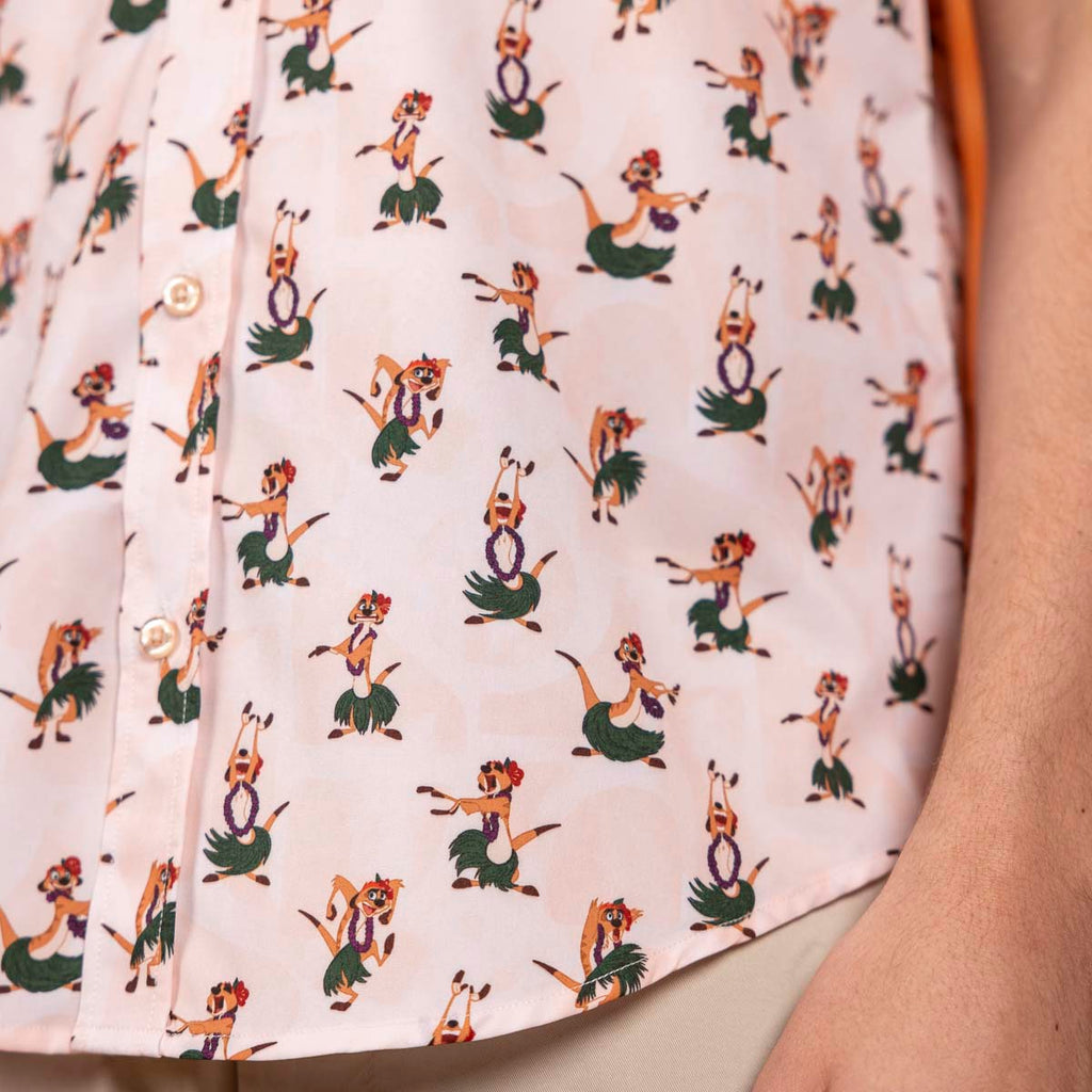 RSVLTS Do the Hula KUNUFLEX Short Sleeve Shirt in Neutral — detail 8
