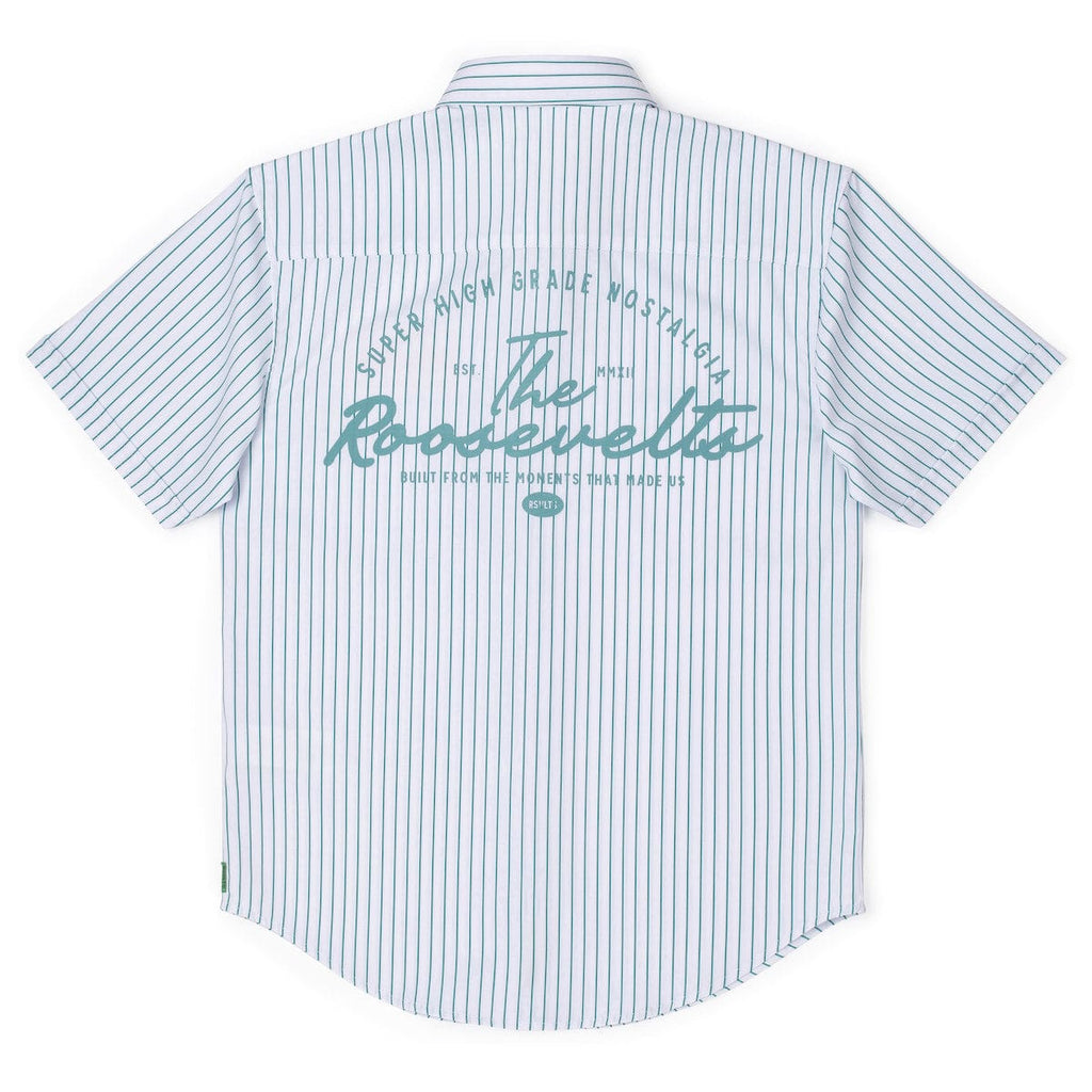 RSVLTS Full Service KUNUFLEX Short Sleeve Shirt in Blue — detail 2