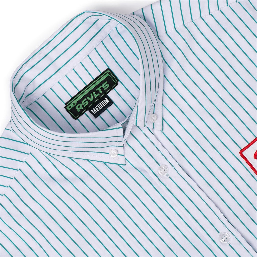 RSVLTS Full Service KUNUFLEX Short Sleeve Shirt in Blue — detail 10