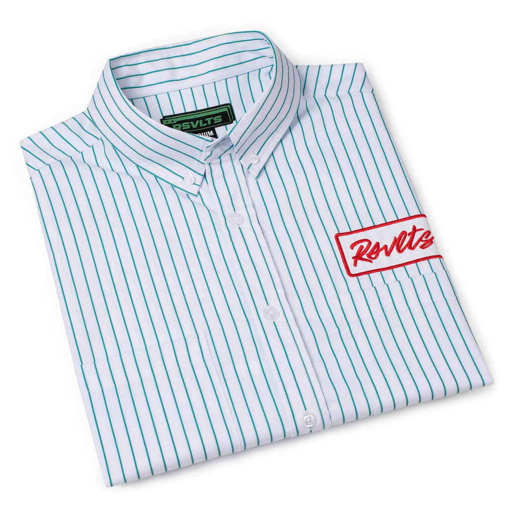 RSVLTS Full Service KUNUFLEX Short Sleeve Shirt in Blue — detail 11