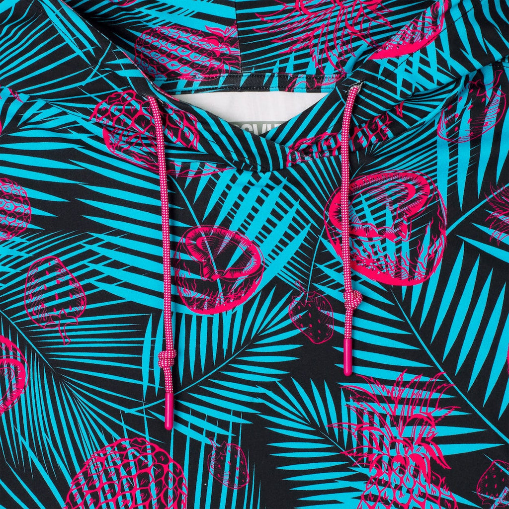 RSVLTS Miami Vice Performance Hoodie in Blue — detail 3