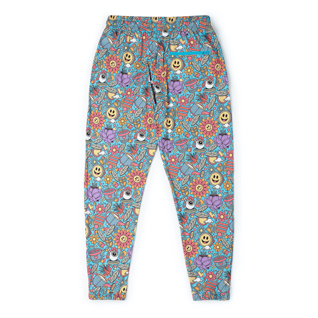 RSVLTS Happy Dazed Performance Joggers in Multicolor — detail 4