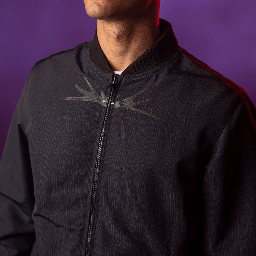 RSVLTS Jack’s Journey Reversible Bomber Jacket in Black — detail 8