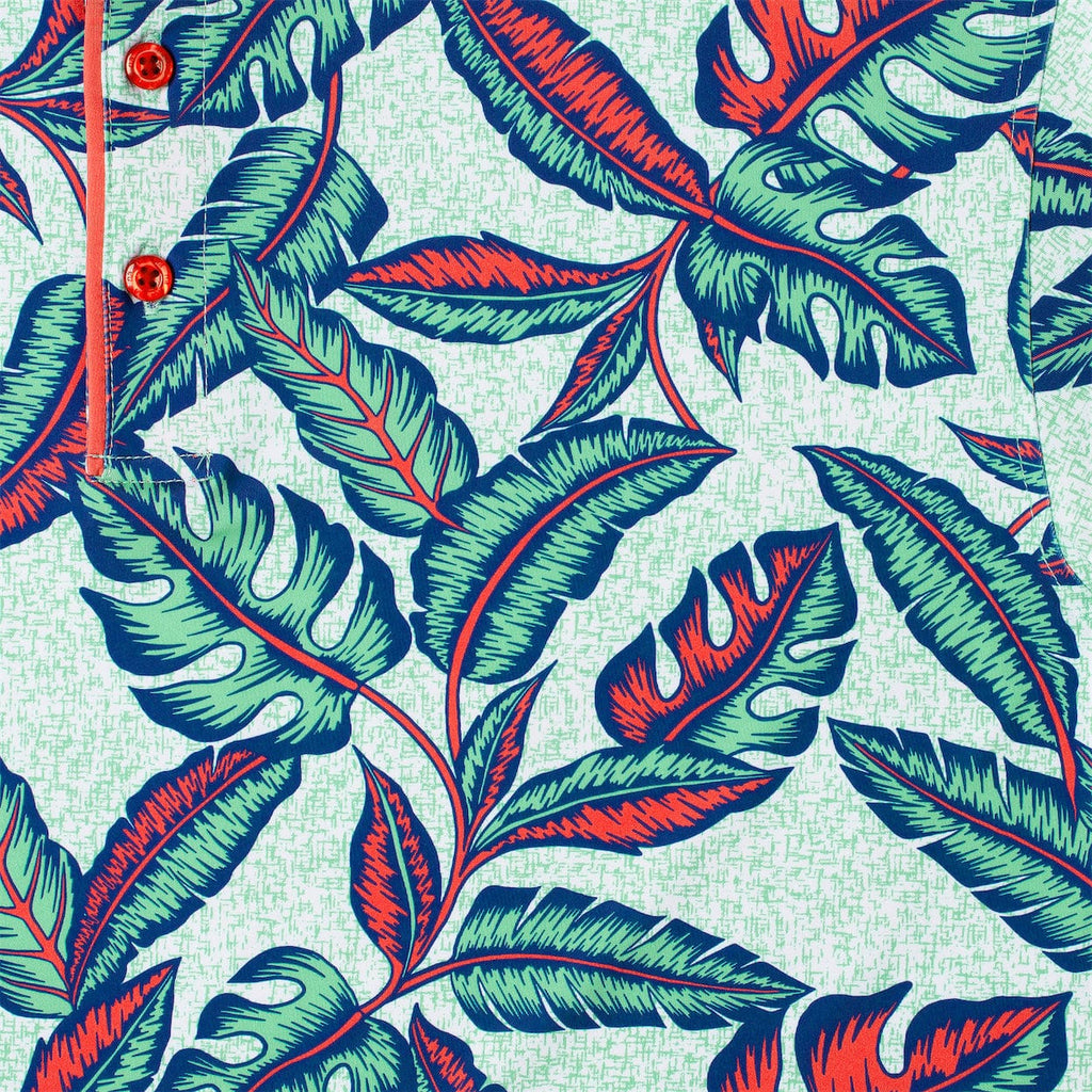 RSVLTS Leaf It on the Green All-Day Polo in Green — detail 8
