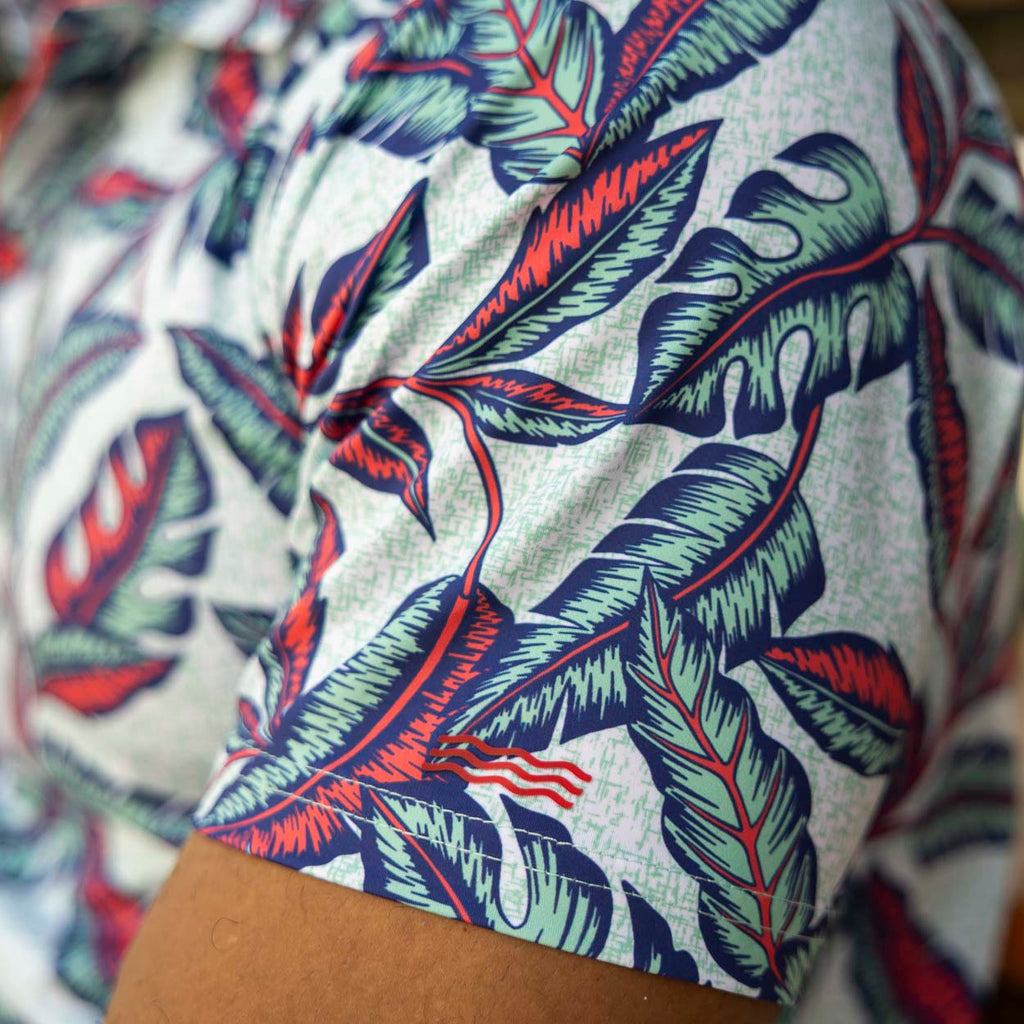 RSVLTS Leaf It on the Green All-Day Polo in Green — detail 7