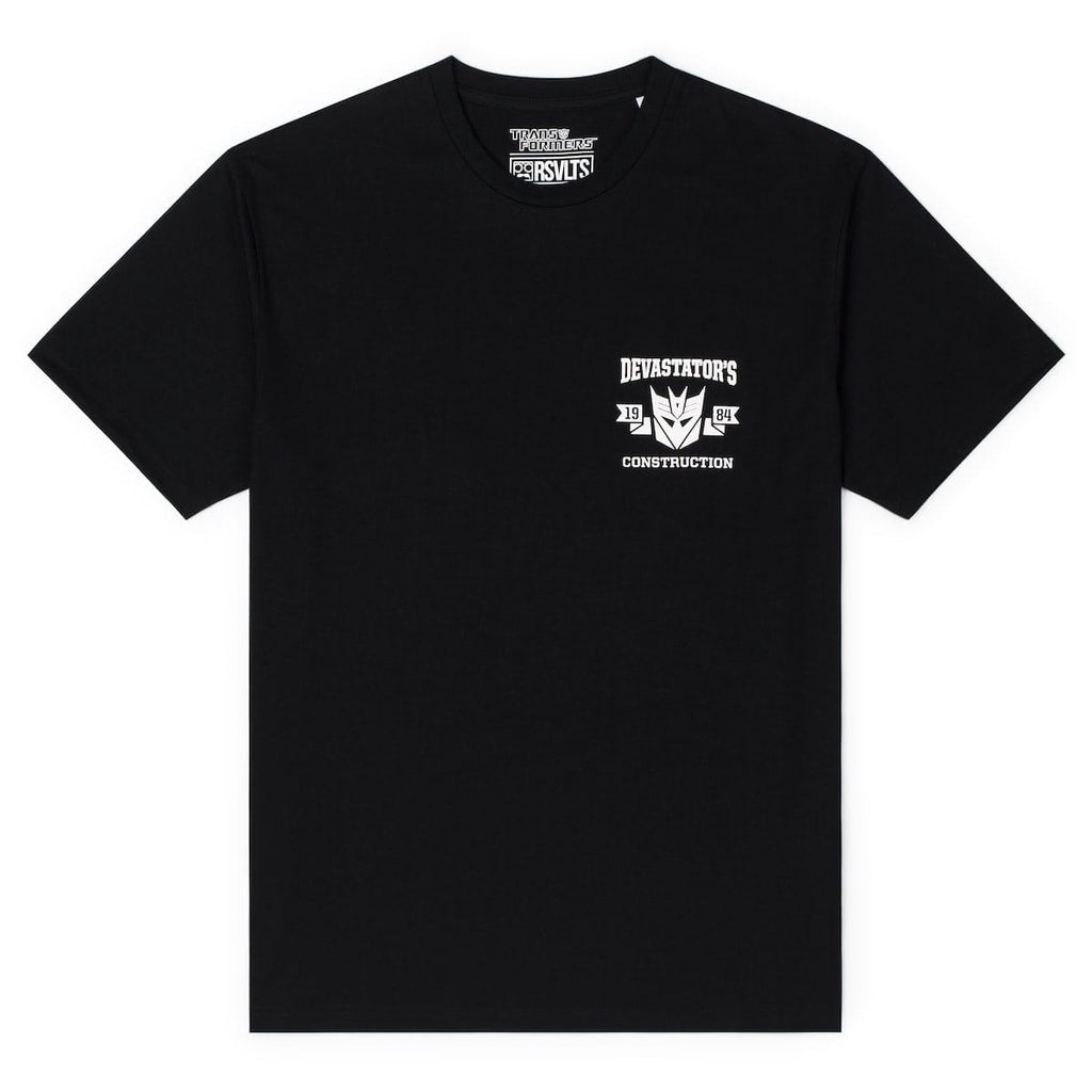 RSVLTS Devastator’s Construction Crewneck Tee in Black — detail 2