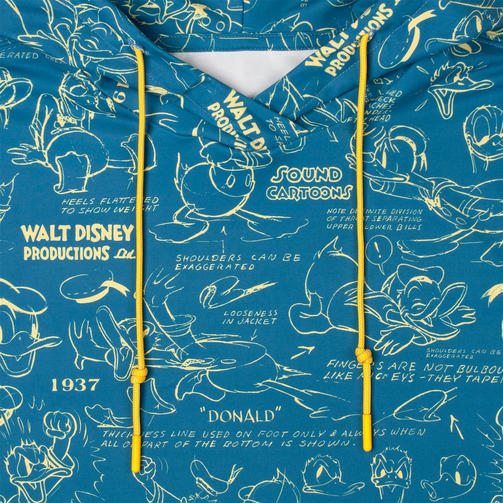 RSVLTS Designing Donald Performance Hoodie in Blue — detail 3