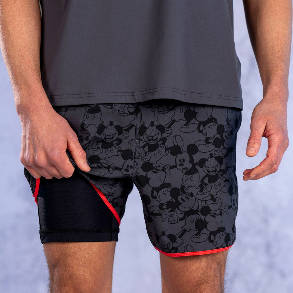 RSVLTS Enjoy the Journey V2 Lined Training Shorts in Gray — detail 5
