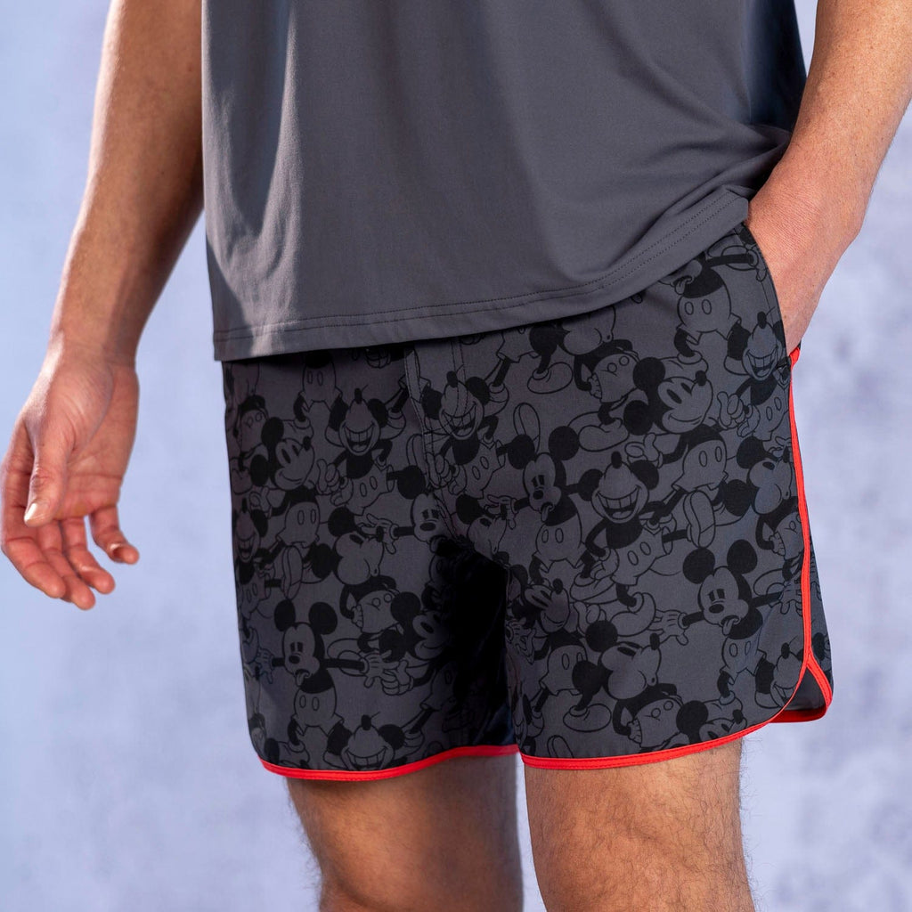 RSVLTS Enjoy the Journey V2 Lined Training Shorts in Gray — detail 3
