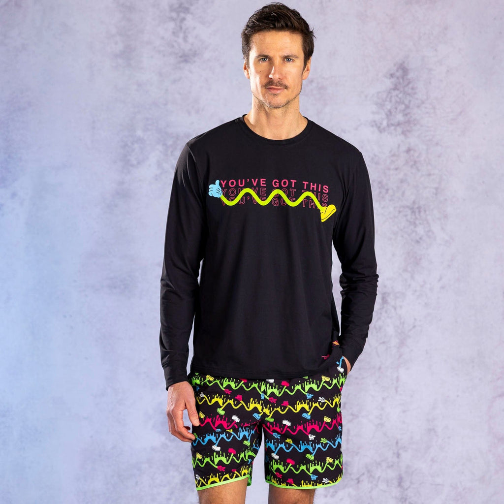 RSVLTS You've Got This Long Sleeve Performance Tee in Black — detail 4