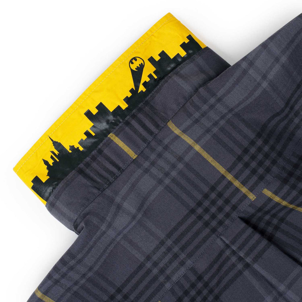 RSVLTS The Dark Flannel BorlandFlex Long Sleeve Flannel in Gray — detail 7