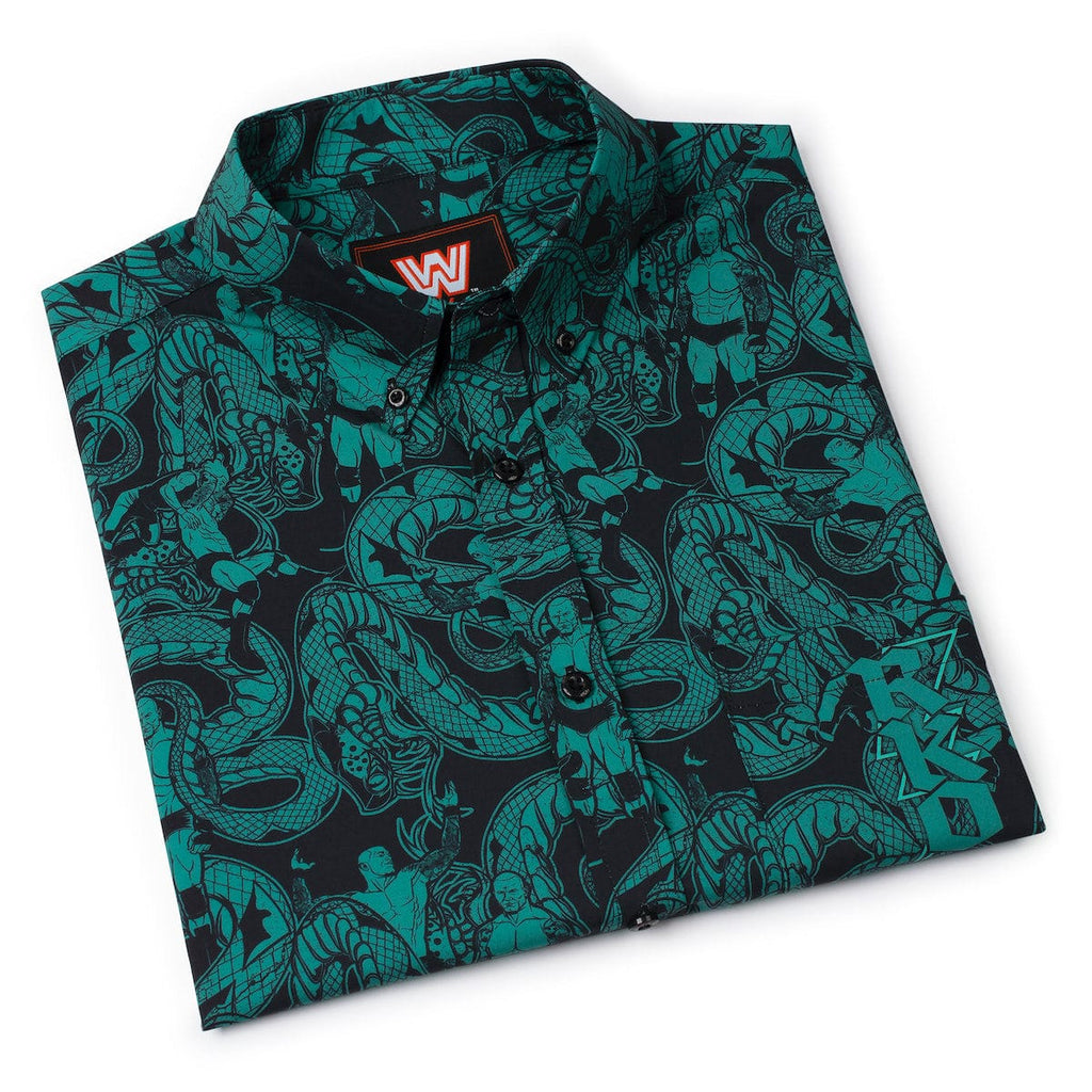 RSVLTS The Viper KUNUFLEX Short Sleeve Shirt in Green — detail 8