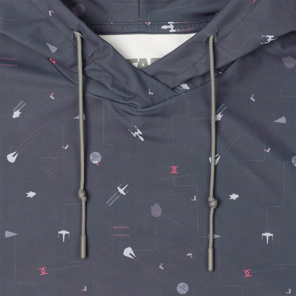 RSVLTS Stay on Target Performance Hoodie in Gray — detail 3