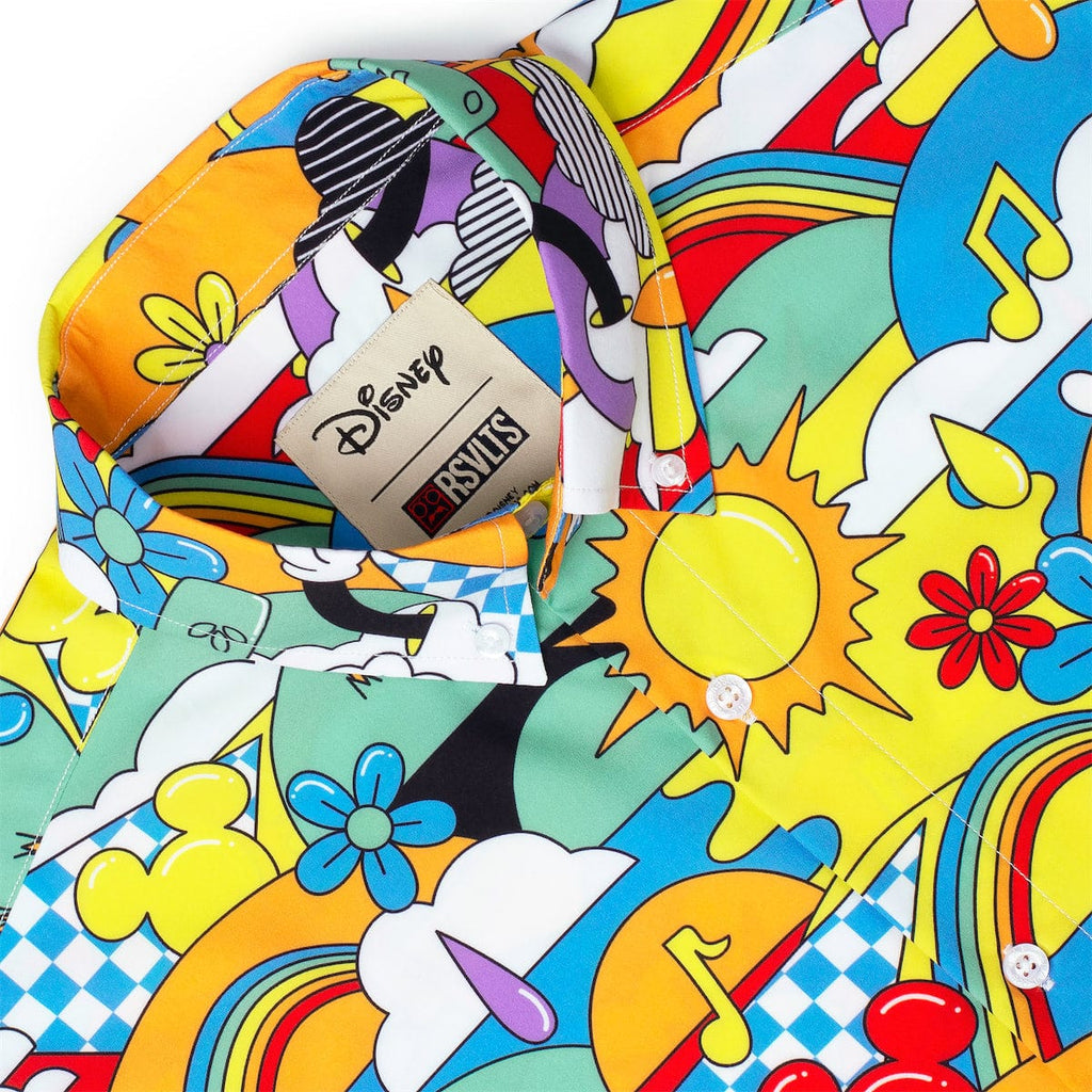 RSVLTS Dreamland Drip KUNUFLEX Short Sleeve Shirt in Multicolor — detail 8