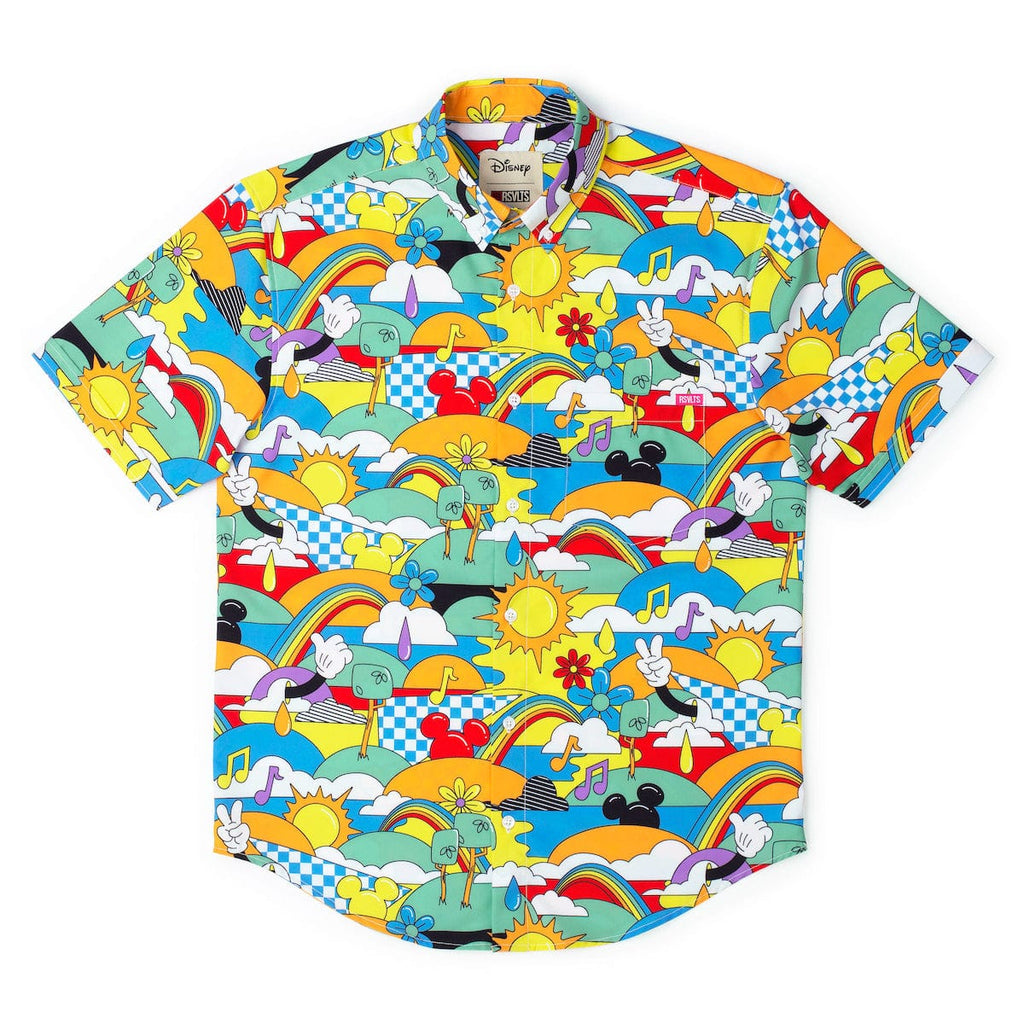RSVLTS Dreamland Drip KUNUFLEX Short Sleeve Shirt in Multicolor — detail 7