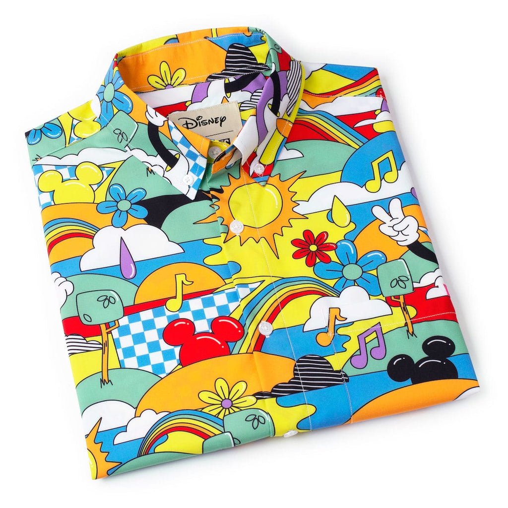 RSVLTS Dreamland Drip KUNUFLEX Short Sleeve Shirt in Multicolor — detail 10