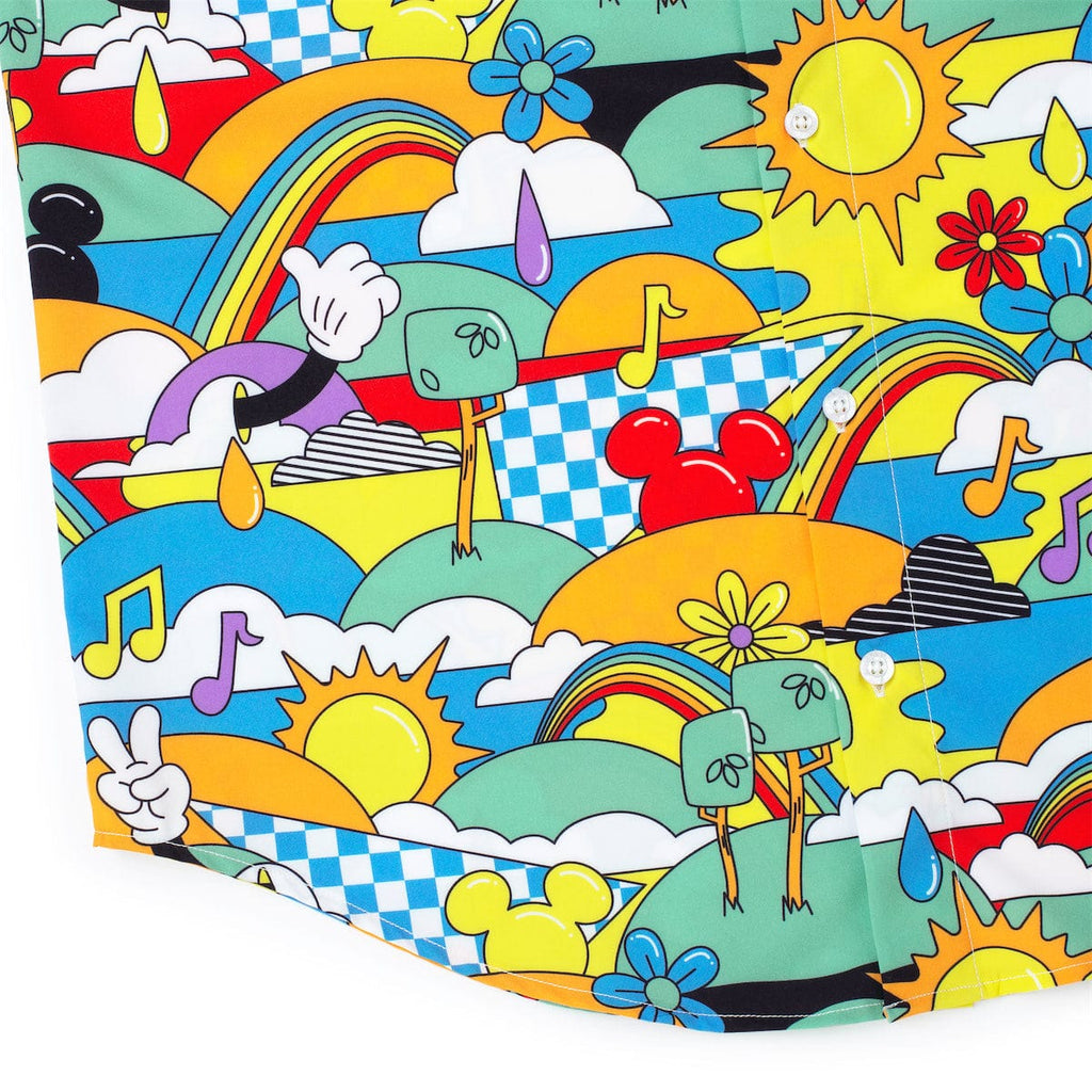RSVLTS Dreamland Drip KUNUFLEX Short Sleeve Shirt in Multicolor — detail 9