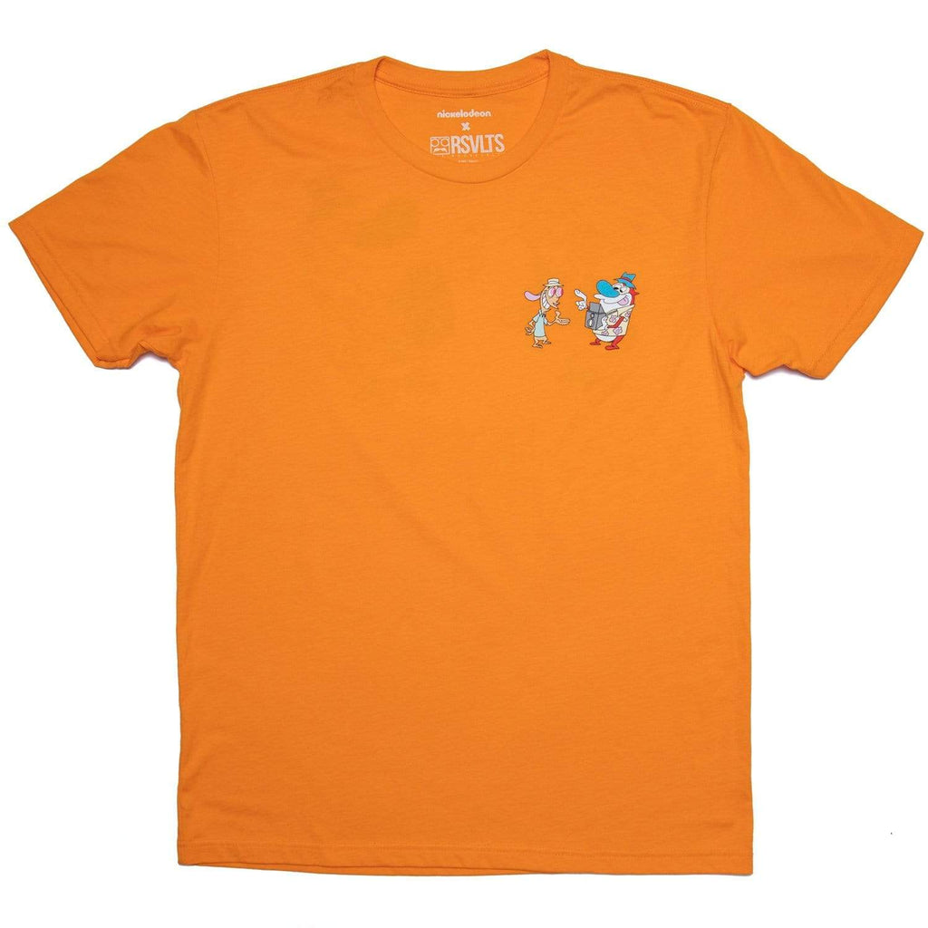 RSVLTS Tourists Crewneck Tee in Orange — detail 2