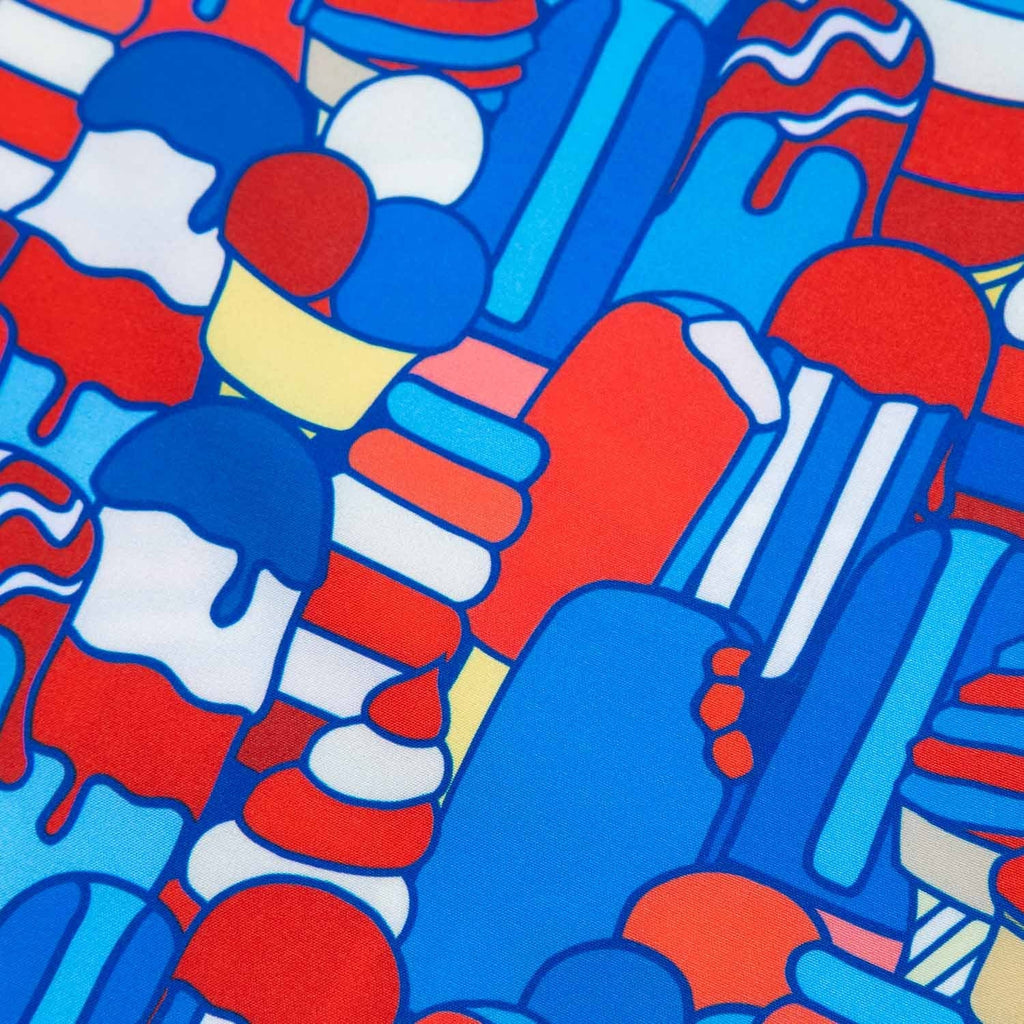 RSVLTS American Swirl KUNUFLEX Short Sleeve Shirt in Multicolor — detail 9