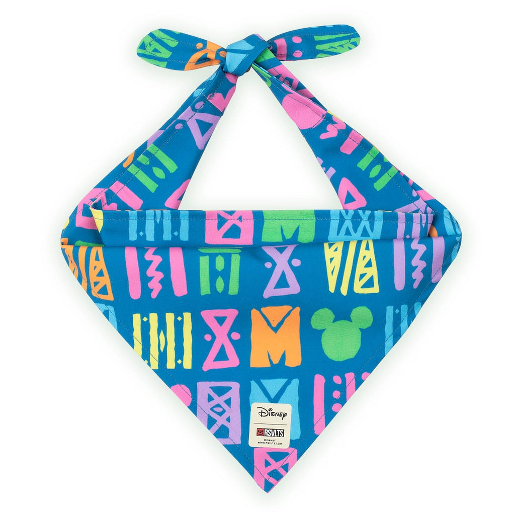 RSVLTS Mickey's Surfside Summer Dog Bandana in Blue — detail 3