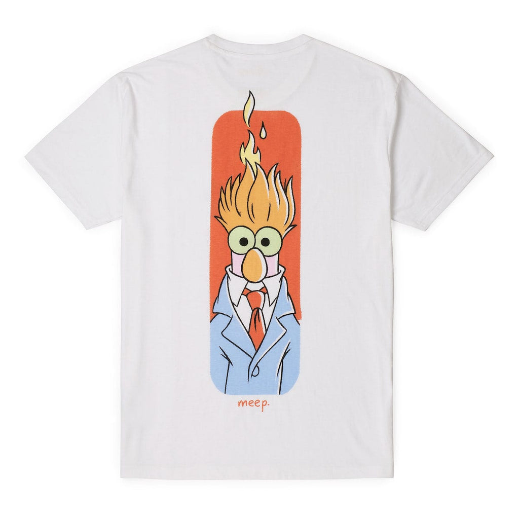 RSVLTS Muppet Labs Crewneck Tee in White — detail 2
