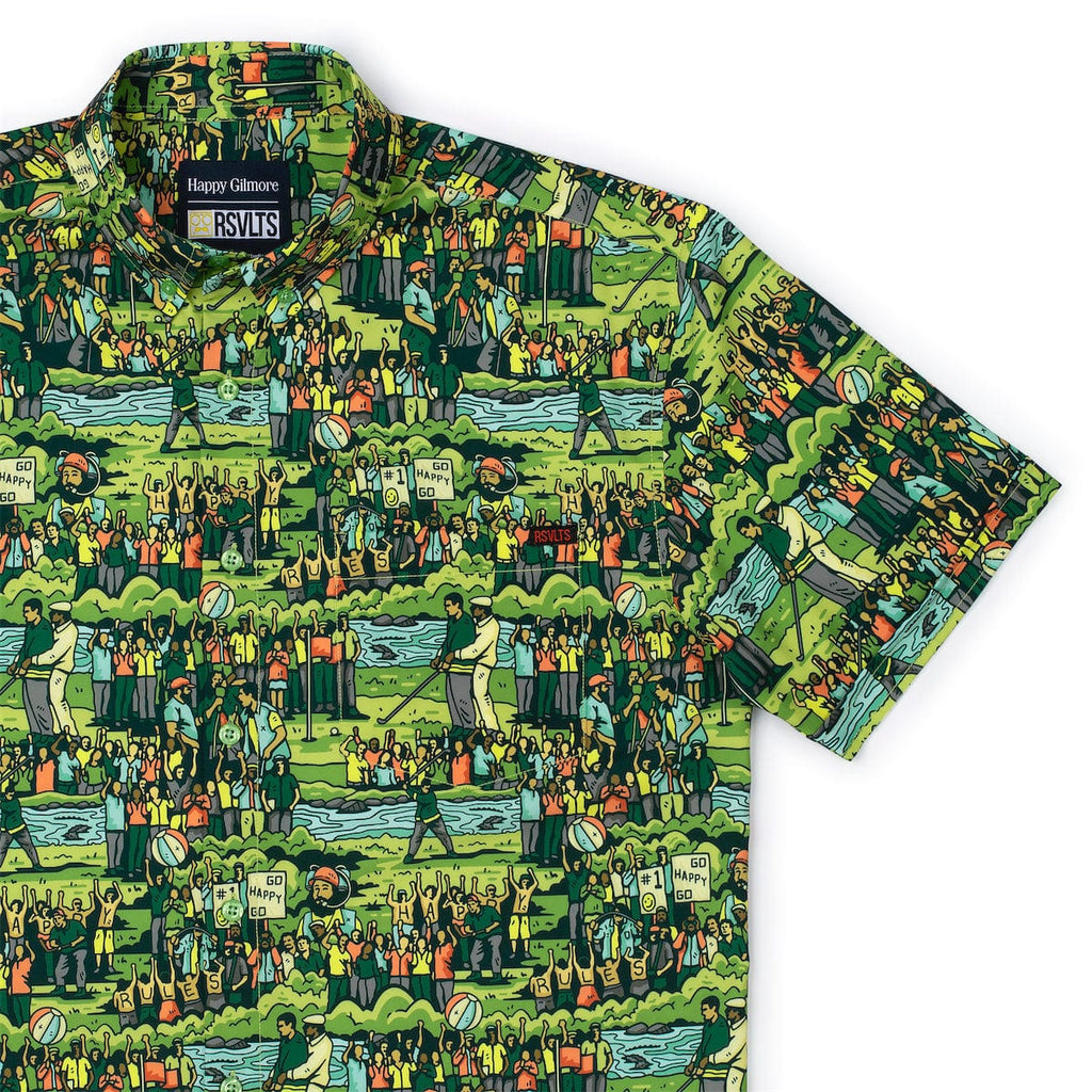 RSVLTS Happy's Hooligans KUNUFLEX Short Sleeve Shirt — front view