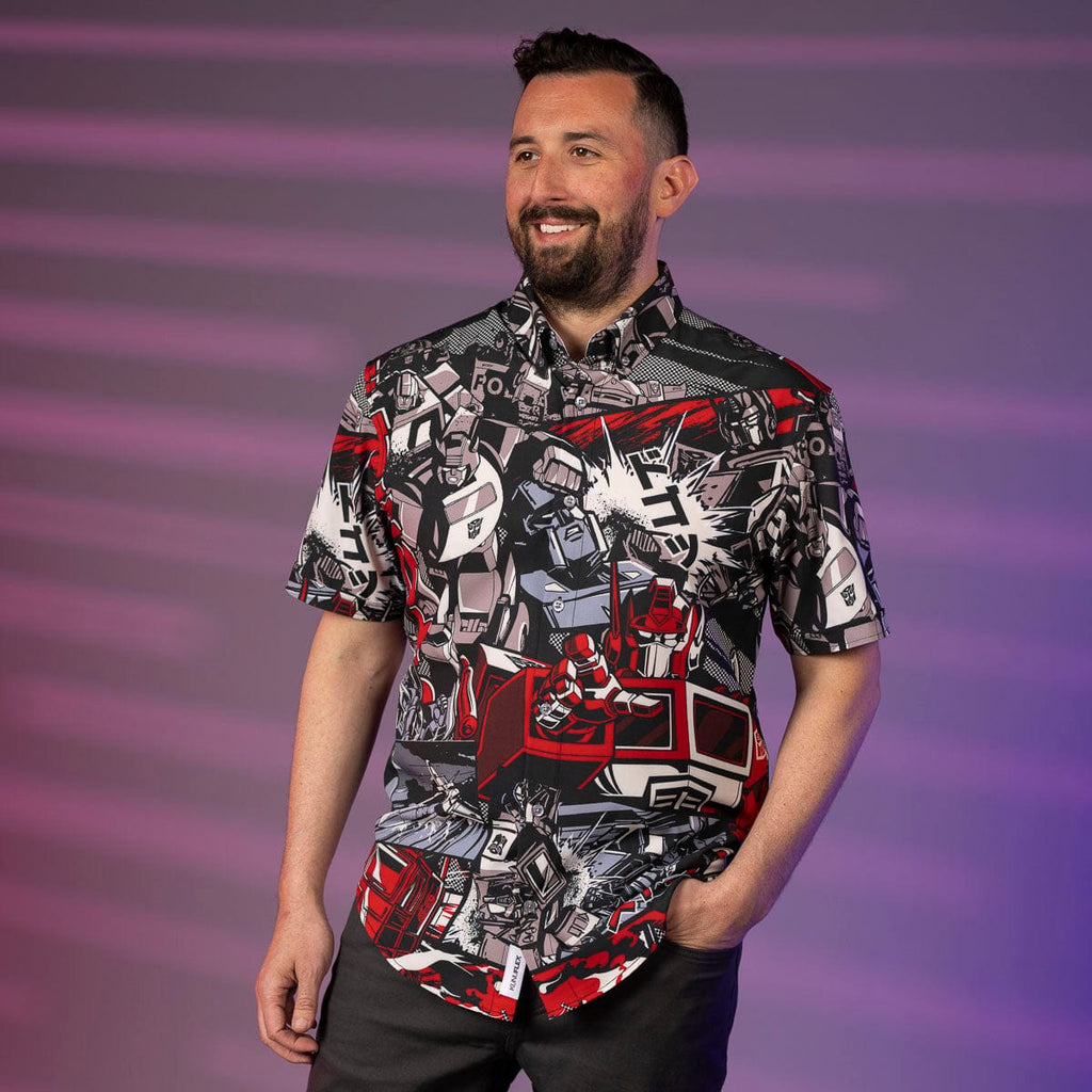 RSVLTS ‘Til All Are One KUNUFLEX Short Sleeve Shirt in Multicolor — detail 5