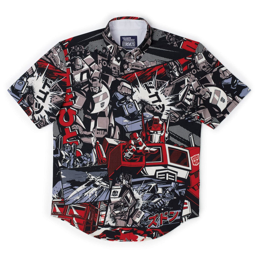 RSVLTS ‘Til All Are One KUNUFLEX Short Sleeve Shirt in Multicolor — front view