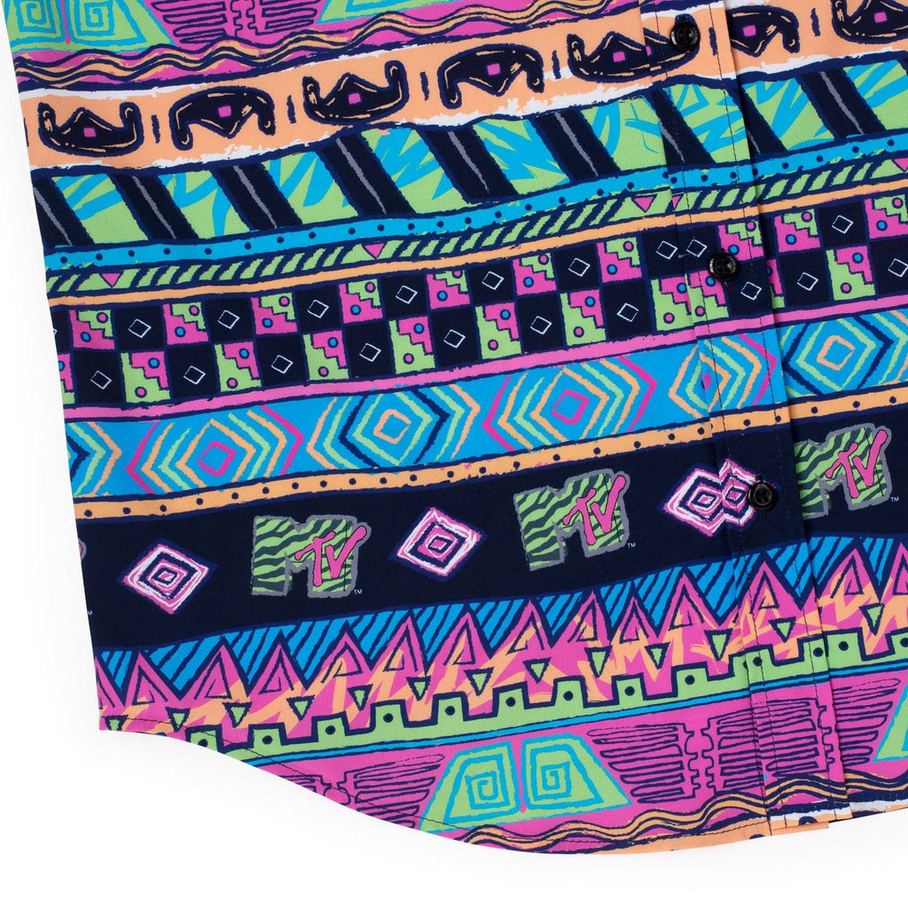 RSVLTS Daytona Beach KUNUFLEX Short Sleeve Shirt in Multicolor — detail 11