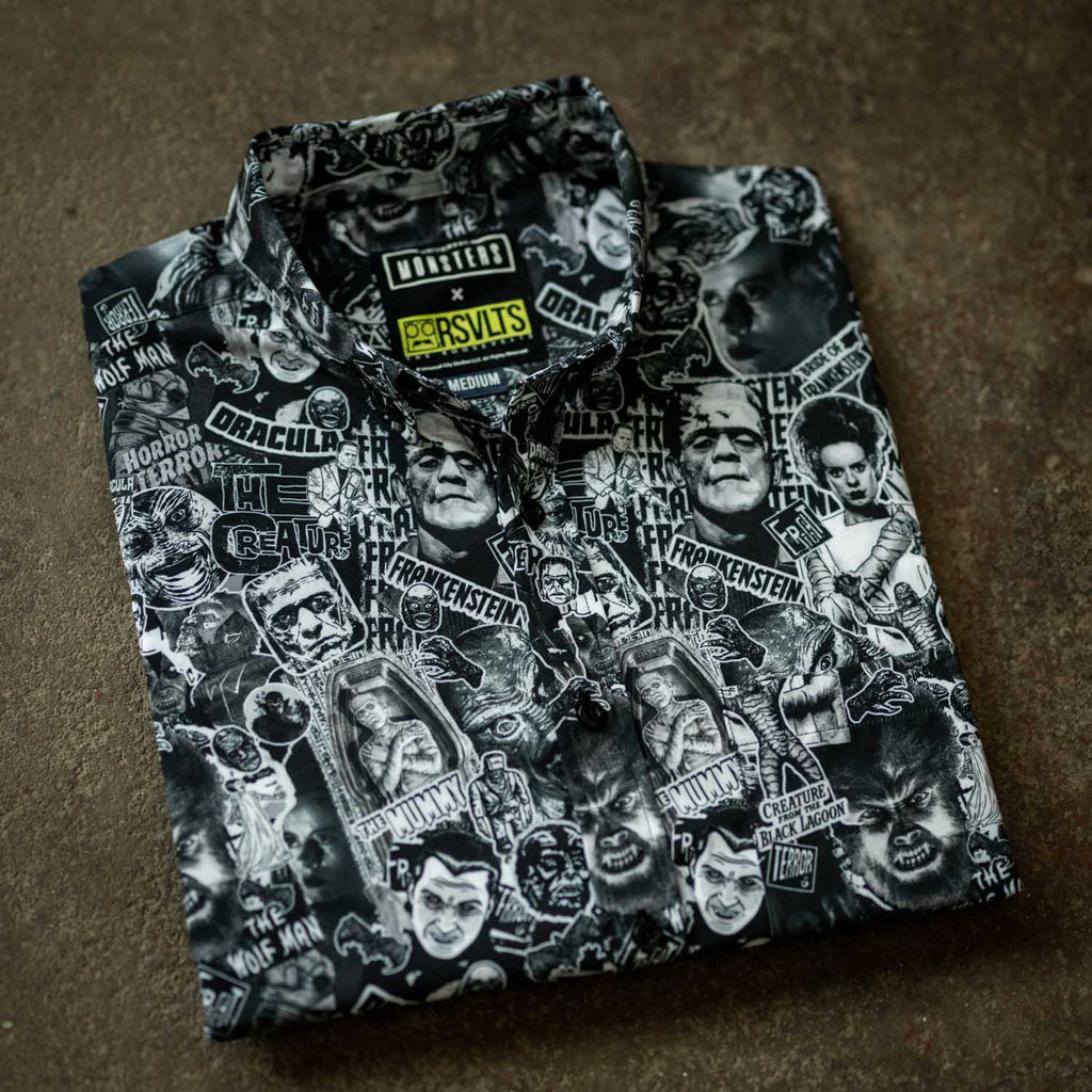 RSVLTS Monster Mashup KUNUFLEX Short Sleeve Shirt — detail 6