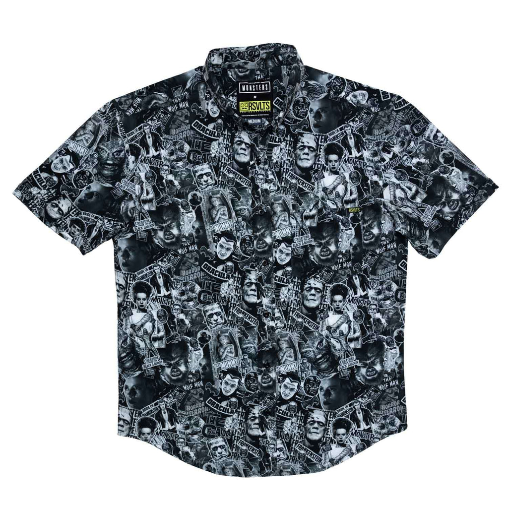 RSVLTS Monster Mashup KUNUFLEX Short Sleeve Shirt — detail 3