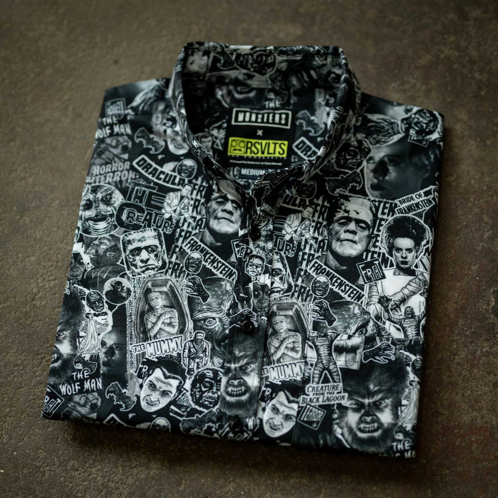 RSVLTS Monster Mashup KUNUFLEX Short Sleeve Shirt — detail 8
