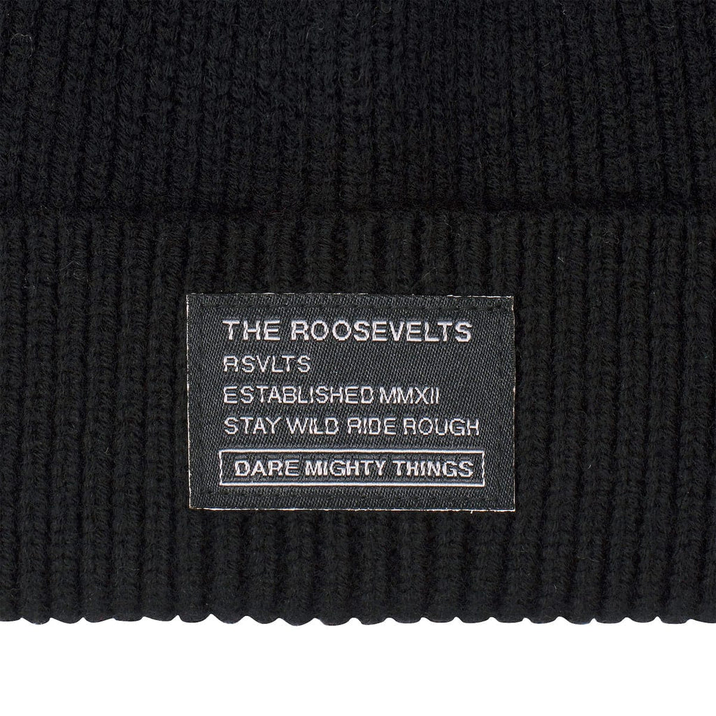 RSVLTS Merino Wool RSVLTS Black Beanie Beanie in M — detail 2